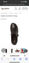 Load image into Gallery viewer, Aetrex Libby Womens Clog Black
