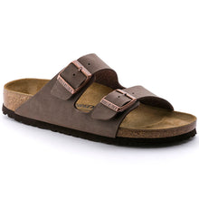 Load image into Gallery viewer, Birkenstock Womens Arizona 2 Strap Sandal Birkibuc Mocha
