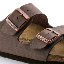 Load image into Gallery viewer, Birkenstock Womens Arizona 2 Strap Sandal Birkibuc Mocha