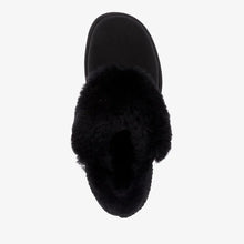 Load image into Gallery viewer, Emu Australia Womens Mintaro Platform Sheepskin Slipper Black
