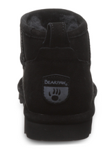 Load image into Gallery viewer, Bearpaw Womens Shorty Sheepskin Boot Black