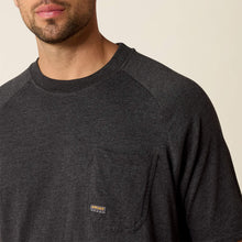 Load image into Gallery viewer, Ariat Mens Rebar Cotton Strong T-Shirt Charcoal Heather