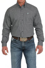 Load image into Gallery viewer, Cinch Men's Geometric Print Button Down Western Shirt - Grey