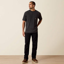 Load image into Gallery viewer, Ariat Mens Rebar Cotton Strong T-Shirt Charcoal Heather