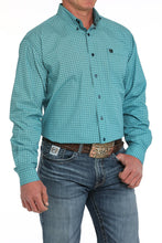 Load image into Gallery viewer, Cinch Men's Medallion Print Button Down Western Shirt - Turquoise