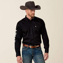 Load image into Gallery viewer, Ariat Mens Solid Twill Team Logo Long Sleeve Button Down Dress Shirt