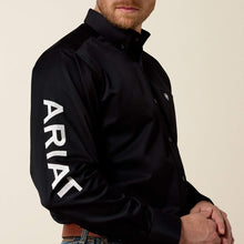 Load image into Gallery viewer, Ariat Mens Solid Twill Team Logo Long Sleeve Button Down Dress Shirt