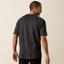Load image into Gallery viewer, Ariat Mens Rebar Cotton Strong T-Shirt Charcoal Heather