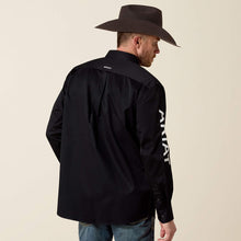 Load image into Gallery viewer, Ariat Mens Solid Twill Team Logo Long Sleeve Button Down Dress Shirt