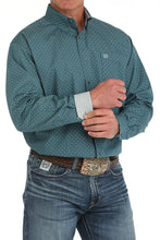 Load image into Gallery viewer, Cinch Men's Medallion Print Button Down Western Shirt - Green
