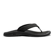 Load image into Gallery viewer, Olukai Wmns Ohana Everyday Classic Leather Waterproof Sandal Black