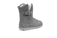Load image into Gallery viewer, Superlamb Argali Buckle Womens Sheepskin 7.5" Boot Charcoal
