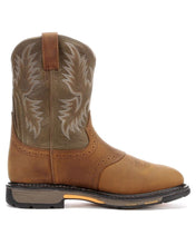 Load image into Gallery viewer, Ariat Mens Workhog Round Toe 10 Inch Pull on Soft Toe Work Boot
