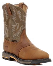 Load image into Gallery viewer, Ariat Mens Workhog Round Toe 10 Inch Pull on Soft Toe Work Boot
