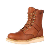 Load image into Gallery viewer, Georgia Mens 8 Inch Wedge Work Boot Golden Brown