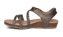 Load image into Gallery viewer, Aetrex Womens Jillian Quarter Strap Sandal Bronze