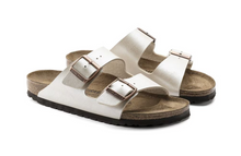 Load image into Gallery viewer, Birkenstock Arizona 2 Strap Sandal Eggshell Birko flor
