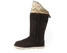 Load image into Gallery viewer, Superlamb Womens Mongol Sheepskin Boot Chocolate
