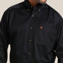 Load image into Gallery viewer, Ariat Mens Solid Twill Core Classic Long Sleeve  Button Down Dress Shirt

