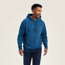 Load image into Gallery viewer, Ariat Mens Logo Hoodie Poseidon Blue
