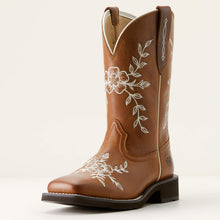 Load image into Gallery viewer, Ariat Womens Flora Wide Square Toe Western Boot

