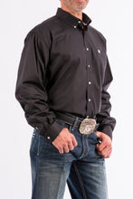 Load image into Gallery viewer, Cinch Men’s Solid Black Button-Down Western Shirt
