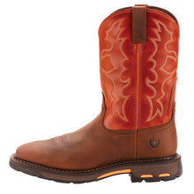 Load image into Gallery viewer, Ariat Mens Workhog Pull On Wide Square Toe Work Boot Brown
