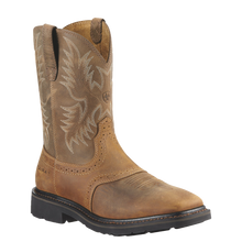 Load image into Gallery viewer, Ariat Mens Sierra Wide Pull On Soft Toe Square Toe Work Boot
