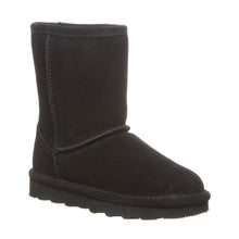 Load image into Gallery viewer, Bearpaw Kids Elle Short Suede Boot Black

