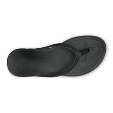 Load image into Gallery viewer, Olukai 20294-OXOX Womens Non-Marking Rubber Outsole Sandal Onyx
