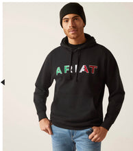 Load image into Gallery viewer, Ariat Mens Mexico Hoodie Black
