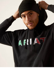 Load image into Gallery viewer, Ariat Mens Mexico Hoodie Black
