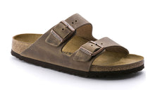 Load image into Gallery viewer, Birkenstock Arizona 2-Strap Sandal Soft Footbed Unisex Sandal Tabacco Brown
